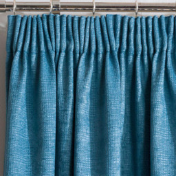 Enhanced Living Matrix Teal Thermal Pencil Pleat Readymade Curtains 229 x 183cm - Blue - Wilko - thumbnail 4