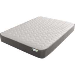 Starlight Beds European Double Grey Zig Zag Hybrid Memory Foam and Open Coil Spring Mattress - Wilko