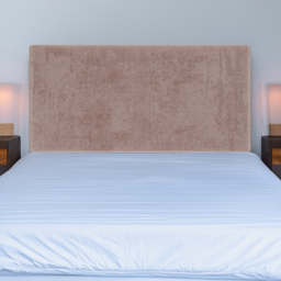 Bedmaster Super King Mink Naples Velvet Valencia Plain Headboard - Brown - Wilko - thumbnail 1
