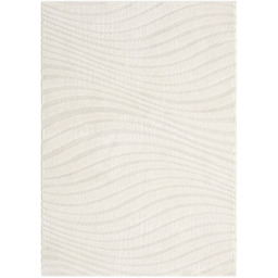Desire Rugs Aya Cream Embossed Waves Rug 60 x 220cm - Wilko - thumbnail 4