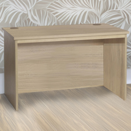 R White Cabinets Large Home Office Desk Brown - Size: 72.8 x 120 x 70cm - Wilko - thumbnail 1