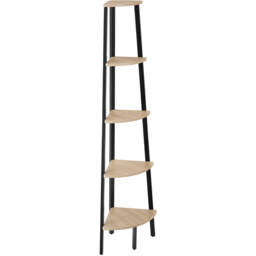 tectake Portland 4 Shelf Oak Sonoma Shelving Unit - Brown - Wilko - thumbnail 4