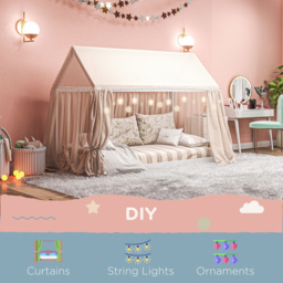 Portland White Tree House Wooden Single Bed - Wilko - thumbnail 6
