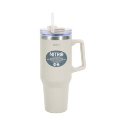 Nitro Neutrals Stainless Steel Vacuum Tumbler - Wilko - thumbnail 7