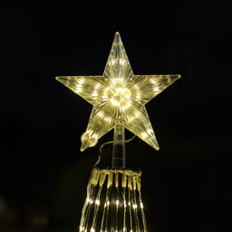 The Christmas Workshop 573 LED Warm White Outdoor Cone Tree 6ft - Wilko - thumbnail 4