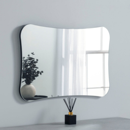Yearn Barnsbury Black Organic Wall Mirror 120 x 80cm - Wilko - thumbnail 3