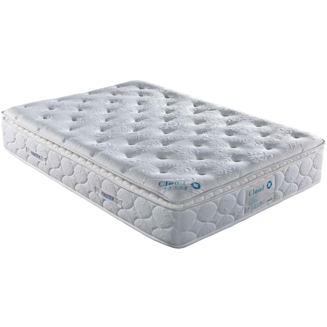 Maxitex Cloud Single Pocket Memory Mattress - White - Wilko - image 1