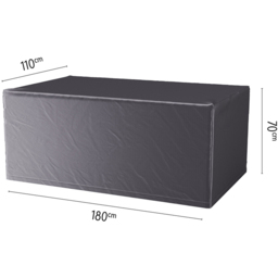 Platinum AeroCover Waterproof Outdoor Table Cover 70 x 180 x 110cm - Size: 70 x 110 x 110cm - Grey - Wilko - thumbnail 7