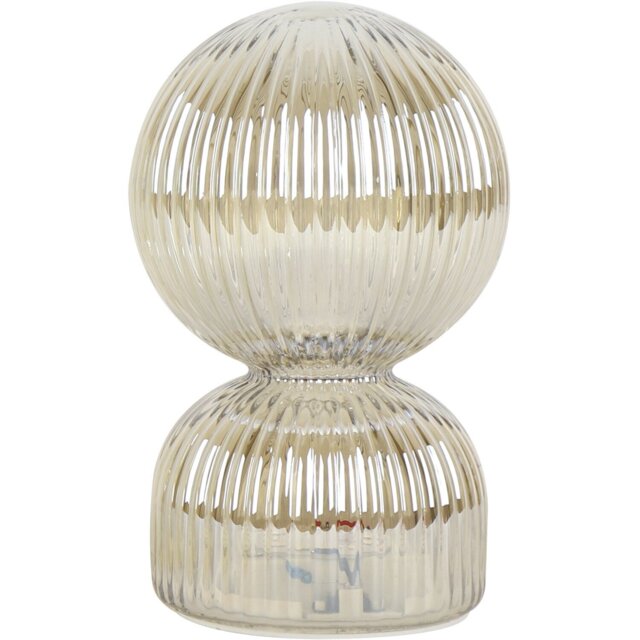 Ayda Glass Table Lamp - Cream - Wilko - image 1