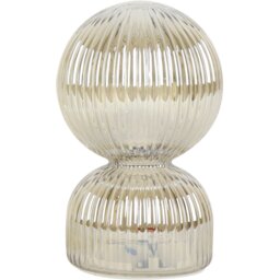 Ayda Glass Table Lamp - Cream - Wilko - thumbnail 1