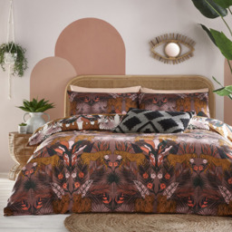 furn. Kaihalulu Super King Cocoaberry Duvet Set - Multi - Wilko - thumbnail 5