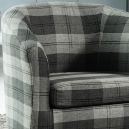 Artemis Home Medford Grey Tub Chair - Size: Single - Wilko - thumbnail 3