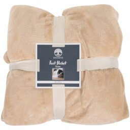 Natural Foot Pocket Throw  Natural - Divante - Wilko