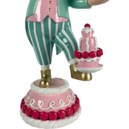 Scrumptious Santa Tealight Holder Green and Pink - Jingle Bell Boogie - Wilko - thumbnail 5