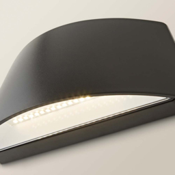 ValueLights John Matte Black Curved LED Outdoor Wall Downlight - Size: 8 x 21.5 x 6.6cm - Wilko - thumbnail 6
