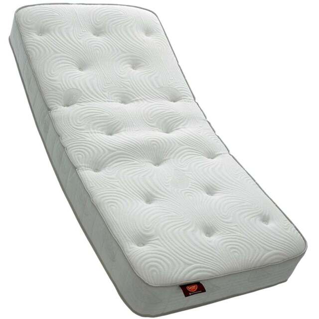 Sareer Matrah Small Single Latex Open Coil Mattress - White - Wilko - image 1
