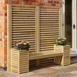 Garden Creations Seat Set - Size: 183 x 201 x 53cm - Brown - Rowlinson - Wilko - thumbnail 1