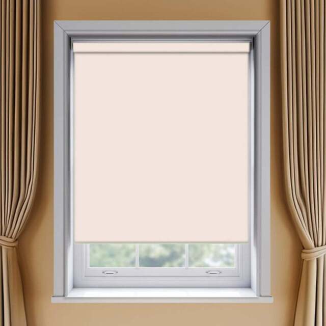 New Edge Blinds Thermal Blackout Roller Blind Pink 90cm - Size: W 90cm x D 170cm - Wilko - image 1