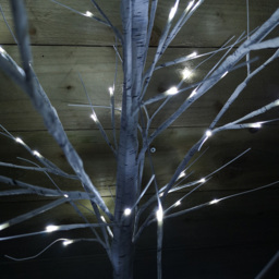 Samuel Alexander Ice White LED Indoor Outdoor Christmas Birch Tree 6ft - Size: 180 x 80 x 80cm - Wilko - thumbnail 5
