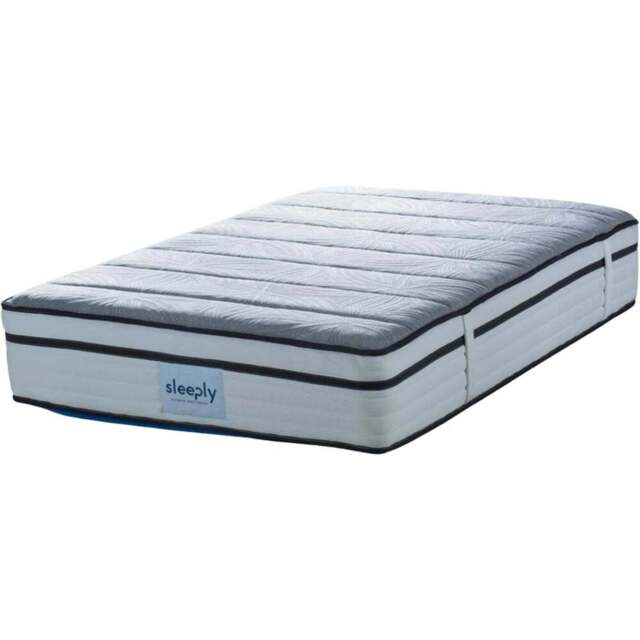 Simply Single 2000 Spring Pocket 3 Layer Foam Hybrid Mattress - Grey - Sleeply - Wilko - image 1