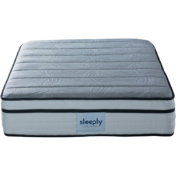 Simply Single 2000 Spring Pocket 3 Layer Foam Hybrid Mattress - Grey - Sleeply - Wilko - thumbnail 4