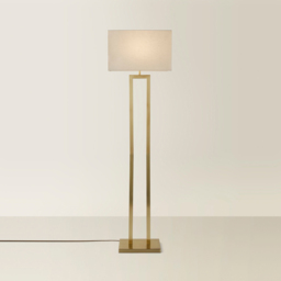 ValueLights Gloria Lamp Shade Gold Double Stem Metal LED Floor Lamp - Size: 150.5 x 43 x 25cm - Wilko - thumbnail 6