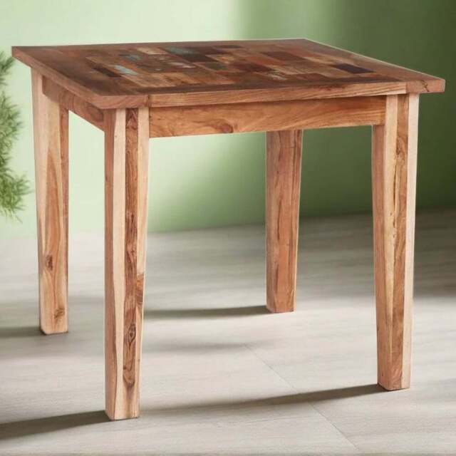 Brooklyn Camea 2 Seater Wooden Dining Table - Brown - Wilko - image 1