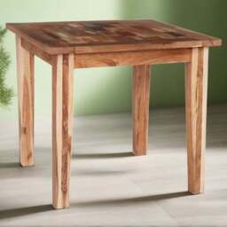 Brooklyn Camea 2 Seater Wooden Dining Table - Brown - Wilko - thumbnail 1