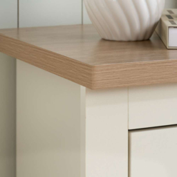 Highgate 4 Drawer Cream and Oak Chest of Drawers - White - Birlea - Wilko - thumbnail 7