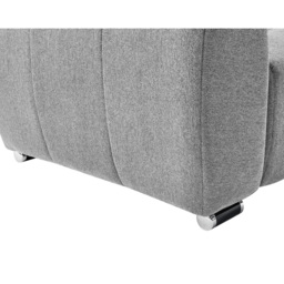 DS Living The Capri 3 Seater Silver Woven Fabric Right Hand Chaise Corner Sofa - Wilko - thumbnail 7
