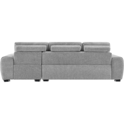 DS Living The Capri 3 Seater Silver Woven Fabric Right Hand Chaise Corner Sofa - Wilko - thumbnail 5