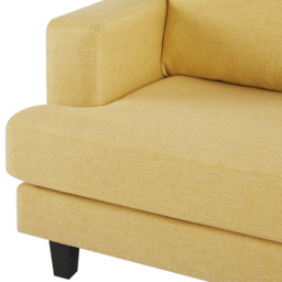 Home Detail Dale 2 Seater Mustard Linen Sofa - Yellow - Wilko - thumbnail 7