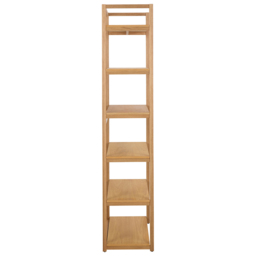 Florence Ludza 6 Shelf Oak Rectangular Bookcase - Brown - Furniture To Go - Wilko - thumbnail 5