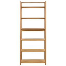 Florence Ludza 6 Shelf Oak Rectangular Bookcase - Brown - Furniture To Go - Wilko - thumbnail 4
