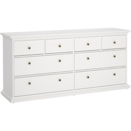 Florence Paris 8 Drawer White Chest of Drawers - Wilko - thumbnail 3