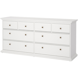 Florence Paris 8 Drawer White Chest of Drawers - Wilko - thumbnail 4