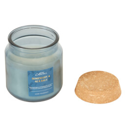 Rosemary and Sea Salt Cork Candle - Multicolour - Wilko - thumbnail 4