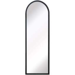The Arcus Black Arched Wall Mirror 120 x 40cm - MirrorOutlet - Wilko - thumbnail 1
