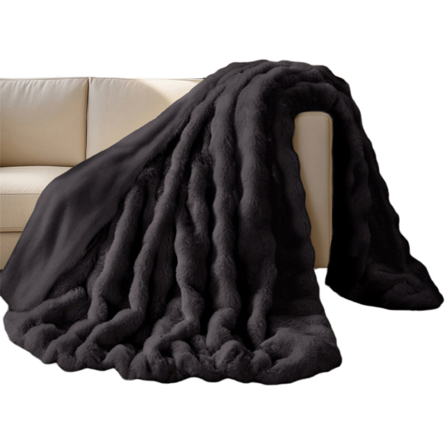 Sweet Dreams Charcoal Alpine Throw 200 x 240cm - Wilko - image 1