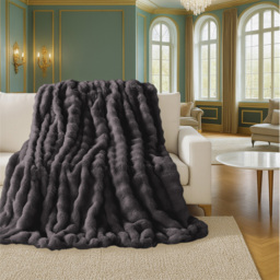 Sweet Dreams Charcoal Alpine Throw 200 x 240cm - Wilko - thumbnail 4