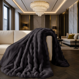Sweet Dreams Charcoal Alpine Throw 200 x 240cm - Wilko - thumbnail 3