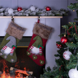 St Helens Silver Christmas Stocking Holders 4 Pack - Size: 11 x 5 x 11cm - Wilko - thumbnail 3
