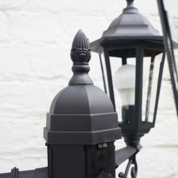 ValueLights Mayfair Black 3 Light Post Lamp - Size: 195 x 57 x 24cm - Wilko - thumbnail 4