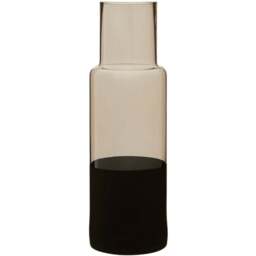 Premier Housewares Cova Bottle Vase - Size: 10 x 10 x 30cm - Black - Wilko - thumbnail 1