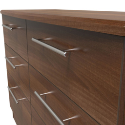 Crowndale Sherwood 6 Drawer Noche Walnut Chest of Drawers - Brown - Wilko - thumbnail 6