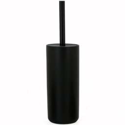 Matte Black Industrial Toilet Brush Holder - Wilko - thumbnail 1