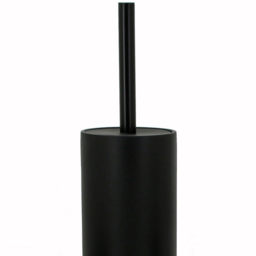 Matte Black Industrial Toilet Brush Holder - Wilko - thumbnail 3