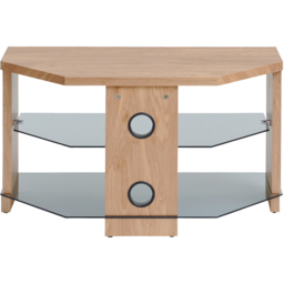 TTAP Montreal 2 Shelf Oak TV Stand 1050mm - Size: 45 x 105 x 40cm - Brown - Wilko - thumbnail 6