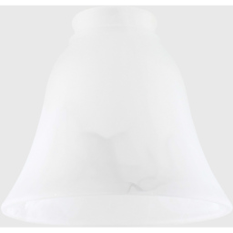 ValueLights Marble Effect Tapered Bell Shape Glass Lamp Shades Set 3 Pack - Size: 12.3 x 13.5 x 13.5cm - White - Wilko - thumbnail 3
