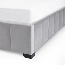 Julian Bowen Katie King Size Grey Velvet Bed Frame with Winged Headboard - Wilko - thumbnail 6